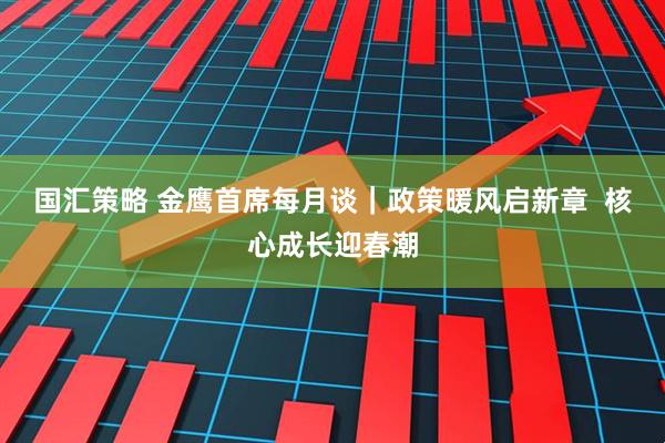 国汇策略 金鹰首席每月谈｜政策暖风启新章  核心成长迎春潮